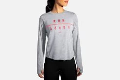 Women's Brooks Distance Graphic Long Sleeve 221468-082