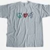 Unisex =PR= Peace, Love, Run Graphic Tee - NEXT-PEACELOVERUN