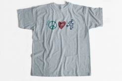 Unisex =PR= Peace, Love, Run Graphic Tee - NEXT-PEACELOVERUN