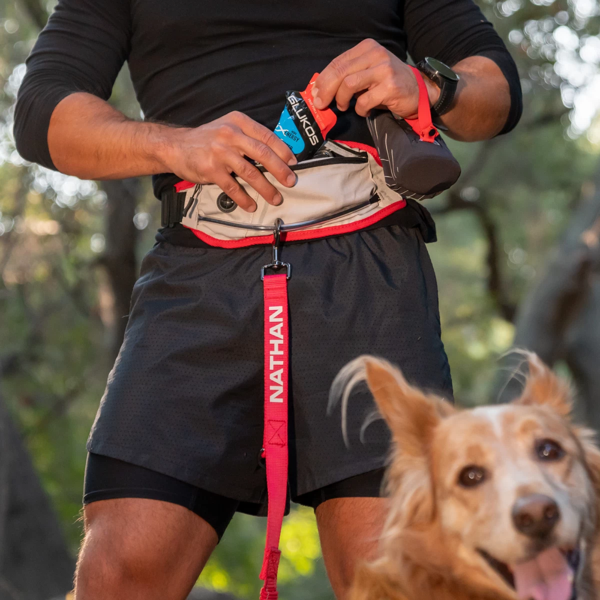 Nathan K9 Waist Pack With Dog Leash NS8511-0579-00 - Image 4